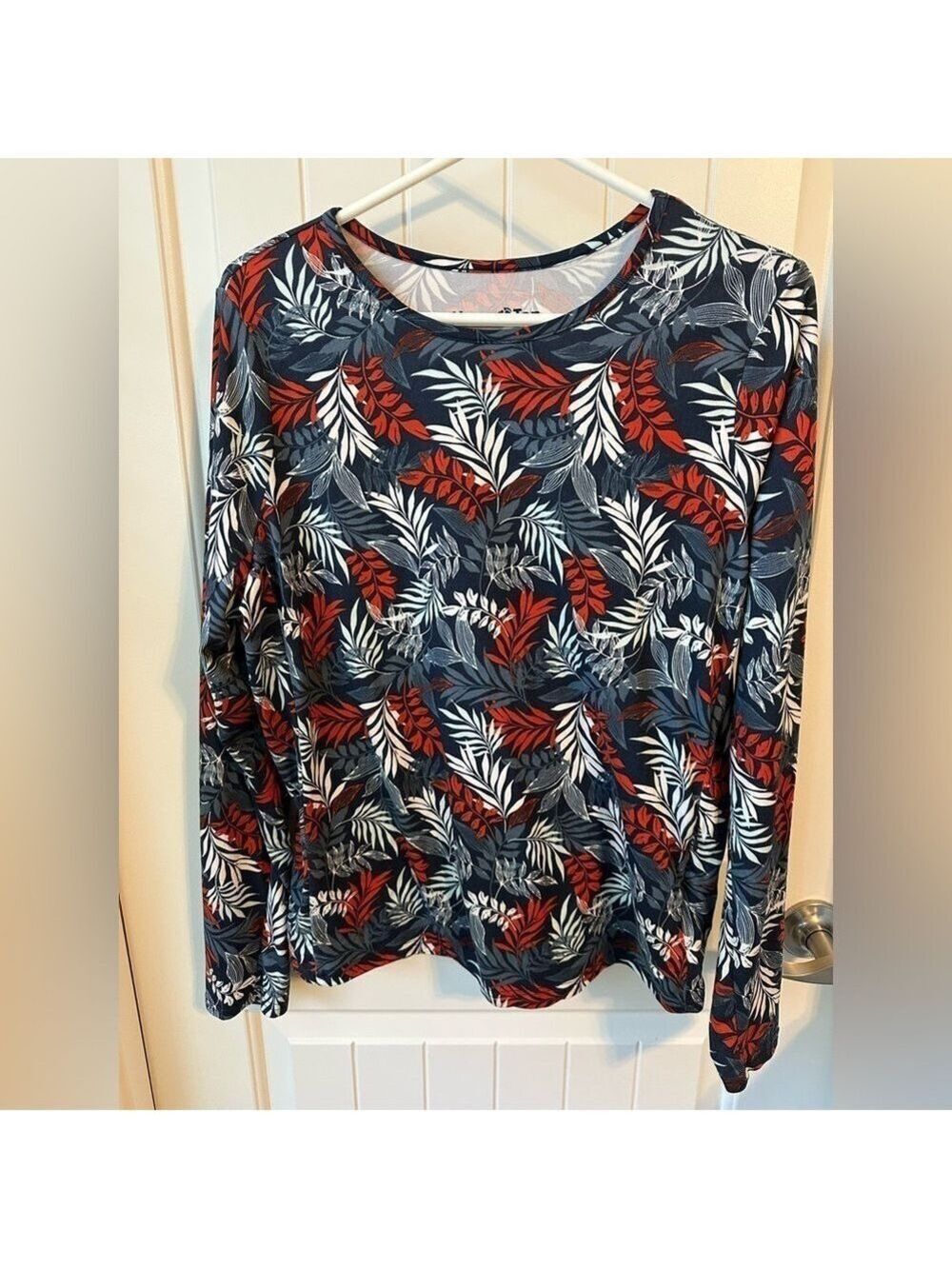 Hang Ten Women’s Long Sleeve UV Protection Rash Guard Swim Activewear Top